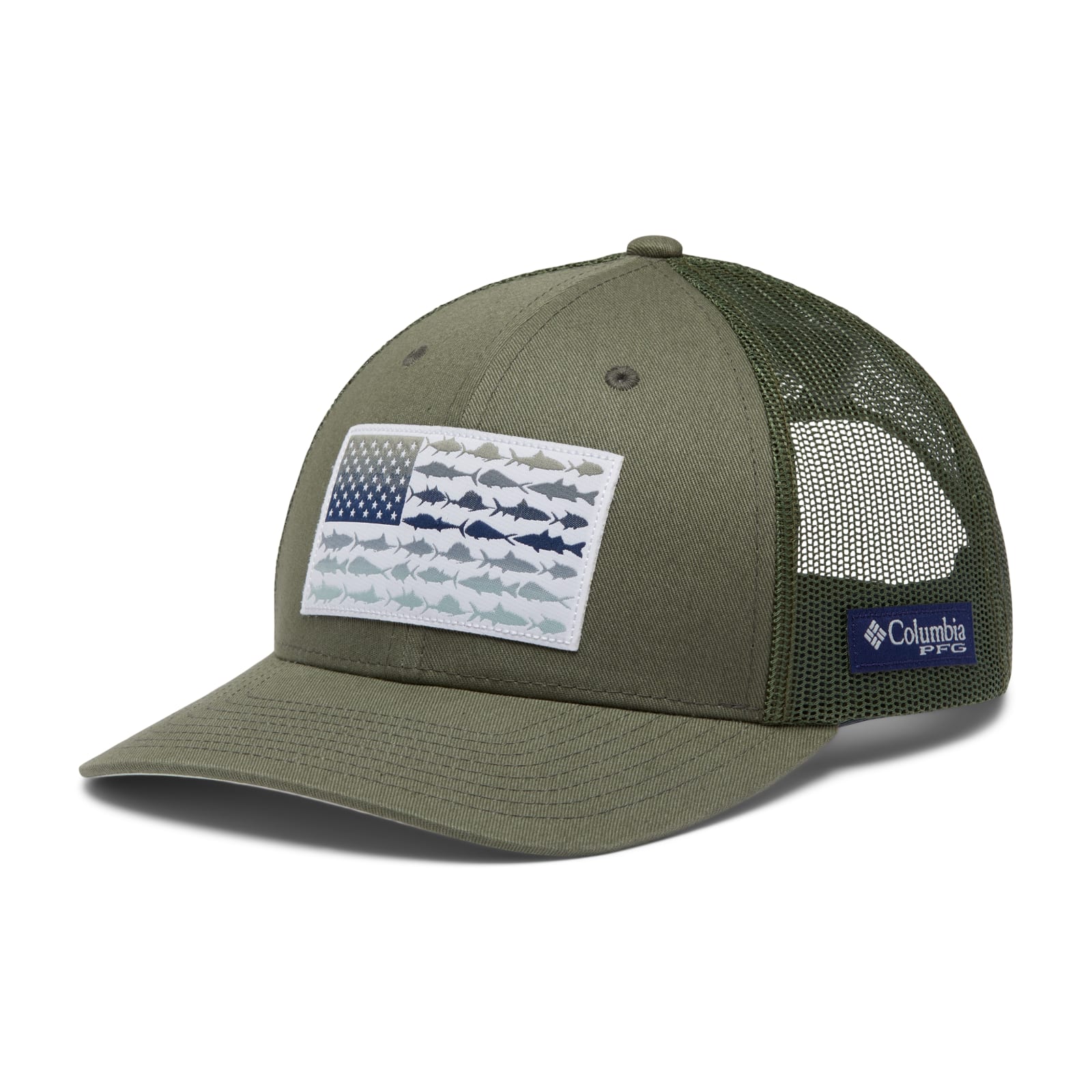 Columbia PFG Fish Flag Mesh Snap Back-High