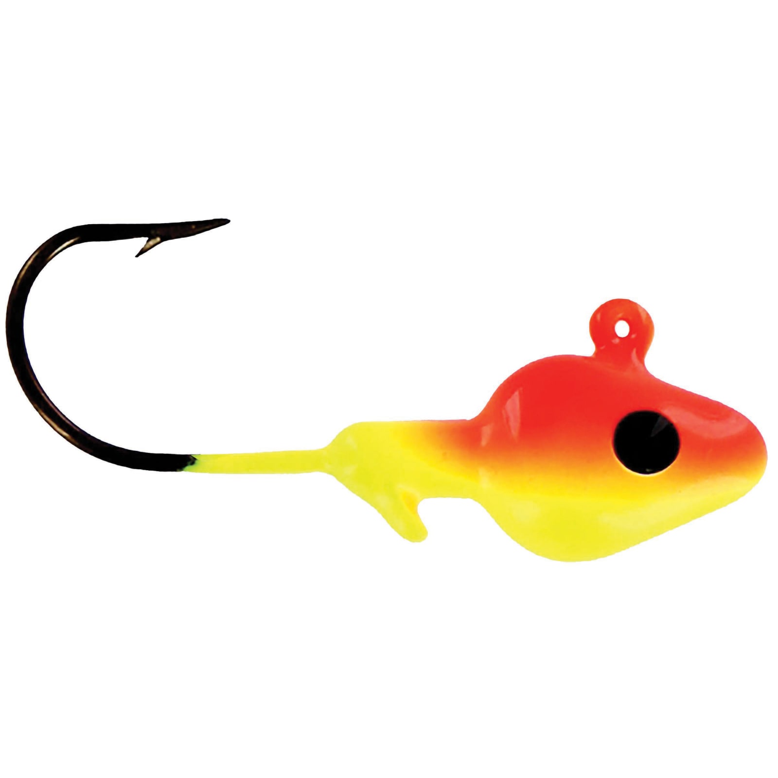 Orange Chartreuse Minnow Head Jig by Big Bite Baits at Fleet Farm