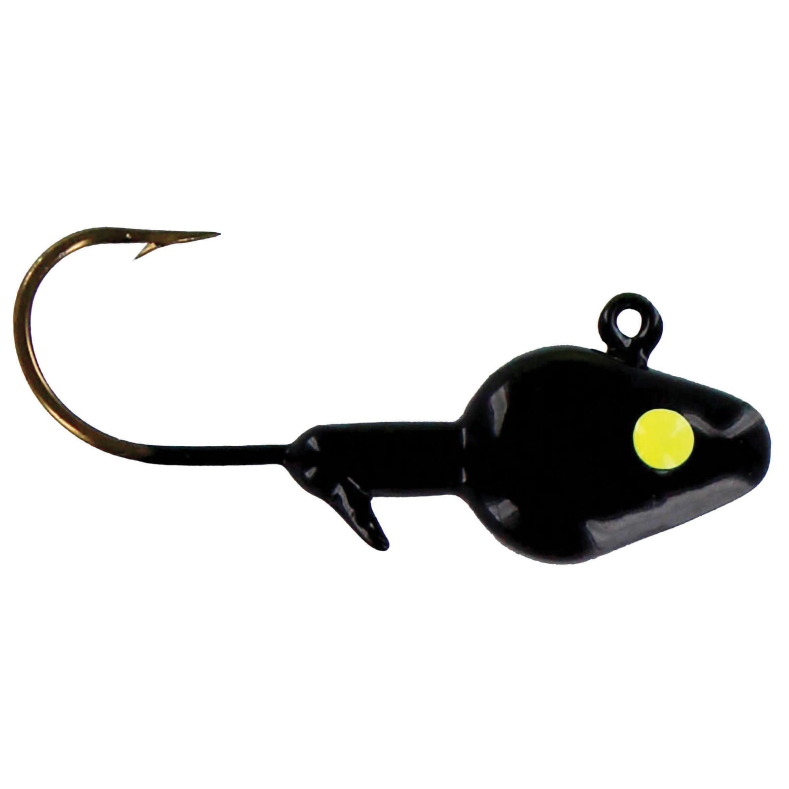 Black Chartreuse Eye Minnow Head Jig by Big Bite Baits at Fleet Farm