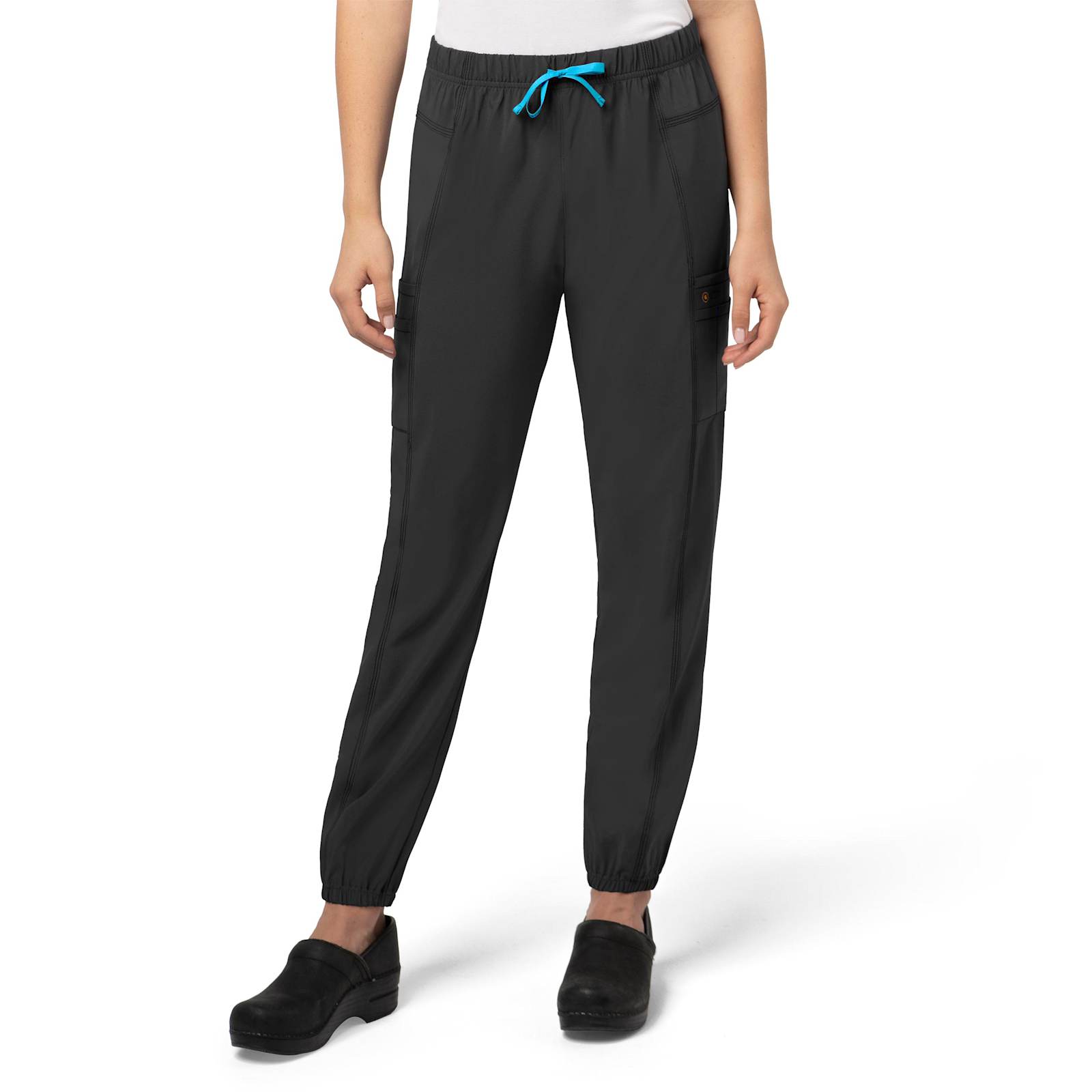 Women's Black Jogger Scrub Pants