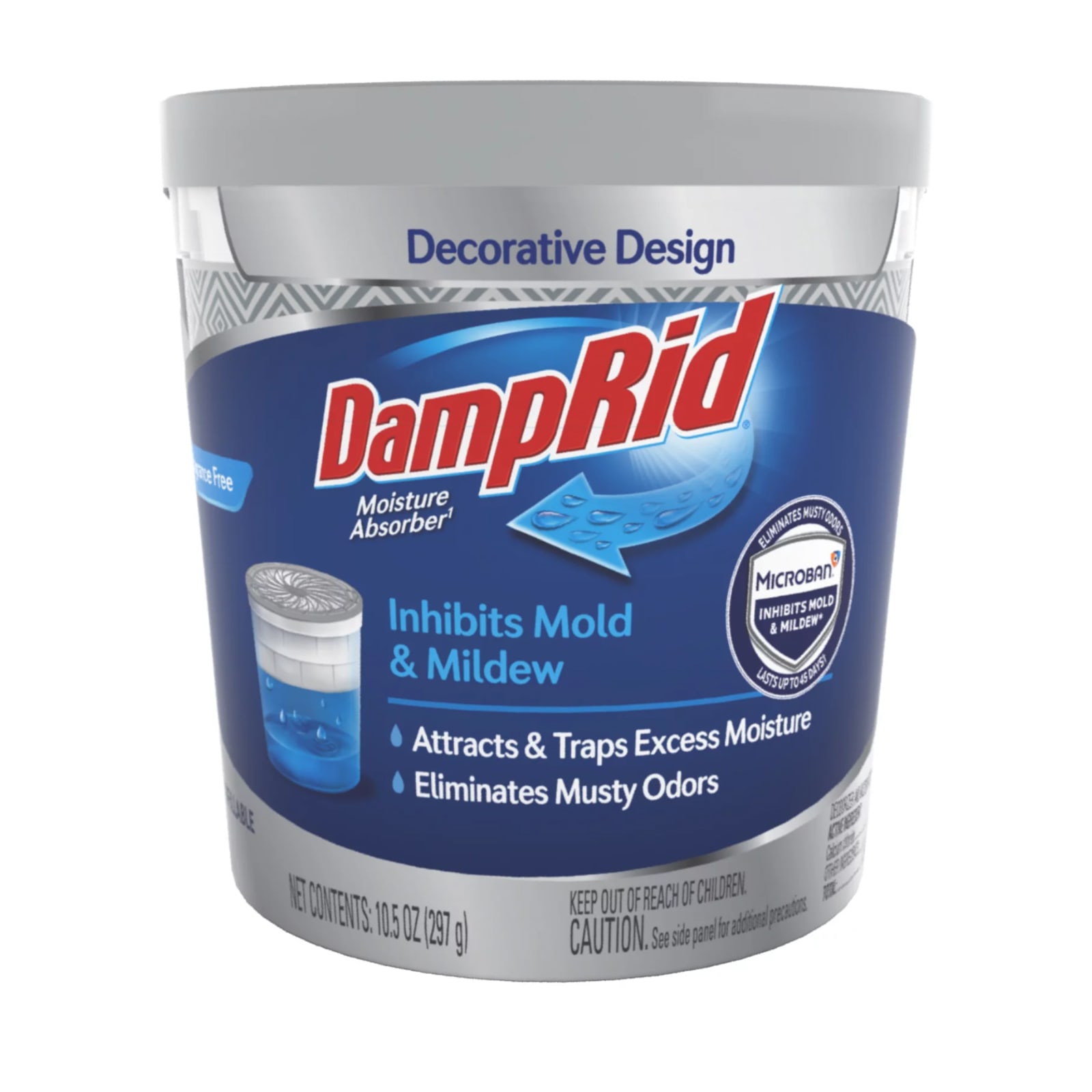 In case anyone uses DampRid like containers to mitigate their