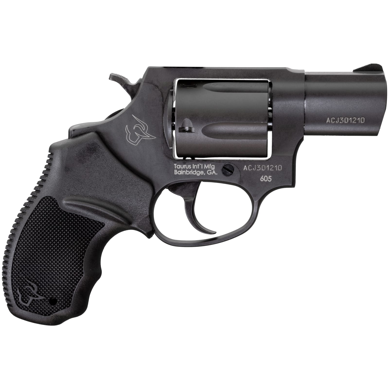 357 Mag / 38 Special +P Matte Black Oxide 2 in. Soft Rubber Revolver by  Taurus at Fleet Farm