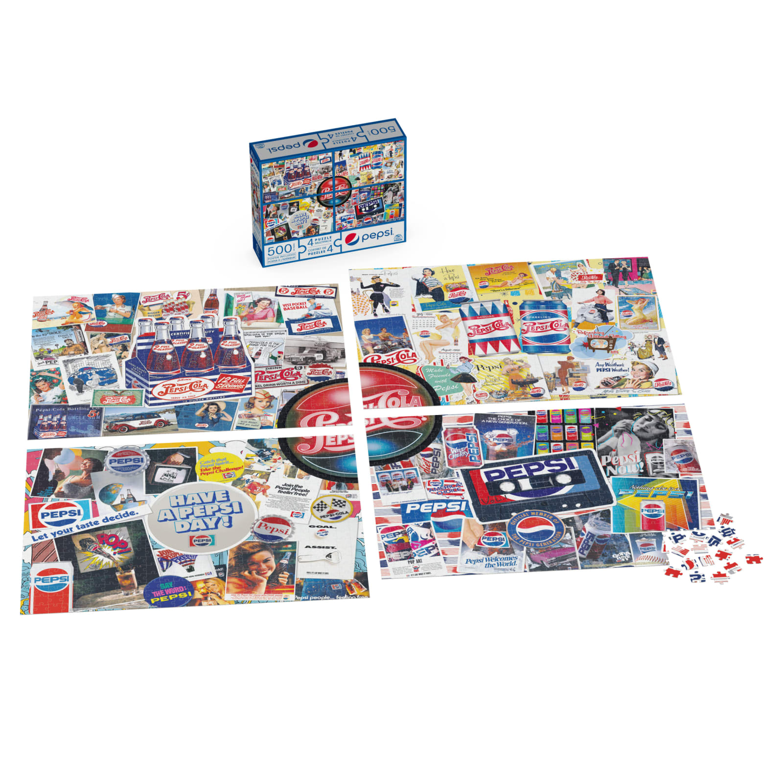 Food Beverage Puzzle 500 Pc 4 Pk Assorted By Spin Master Puzzles At Fleet Farm