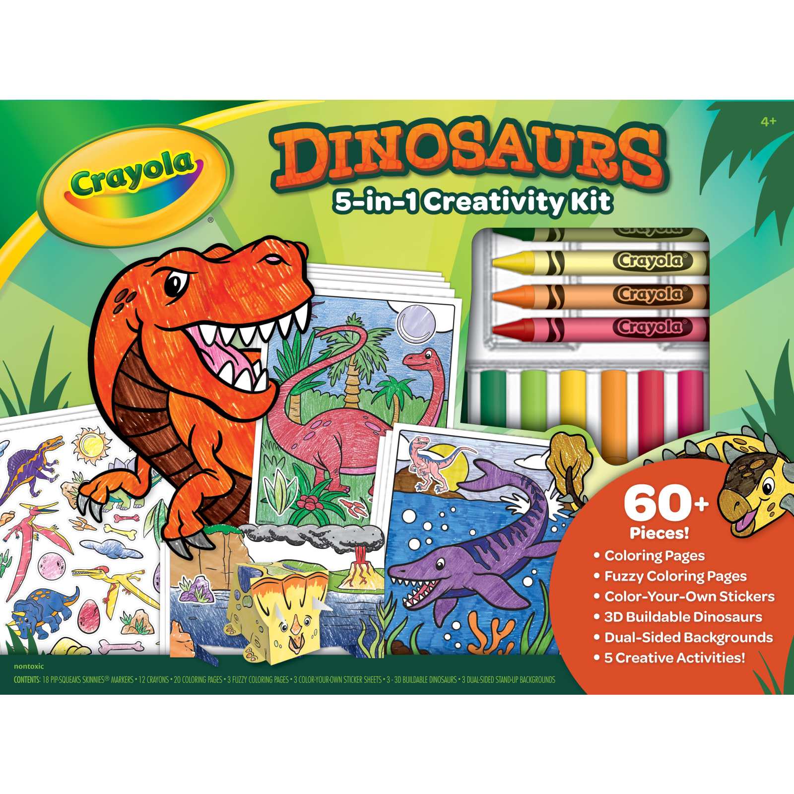 Crayola Creative Escapes Coloring Book & Marker Art Activity Set