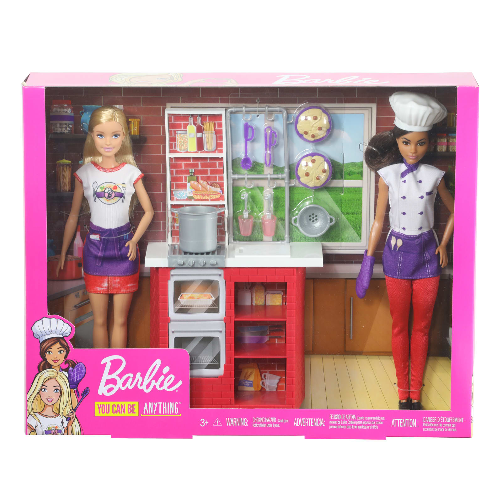 Chef and cheap waiter barbie