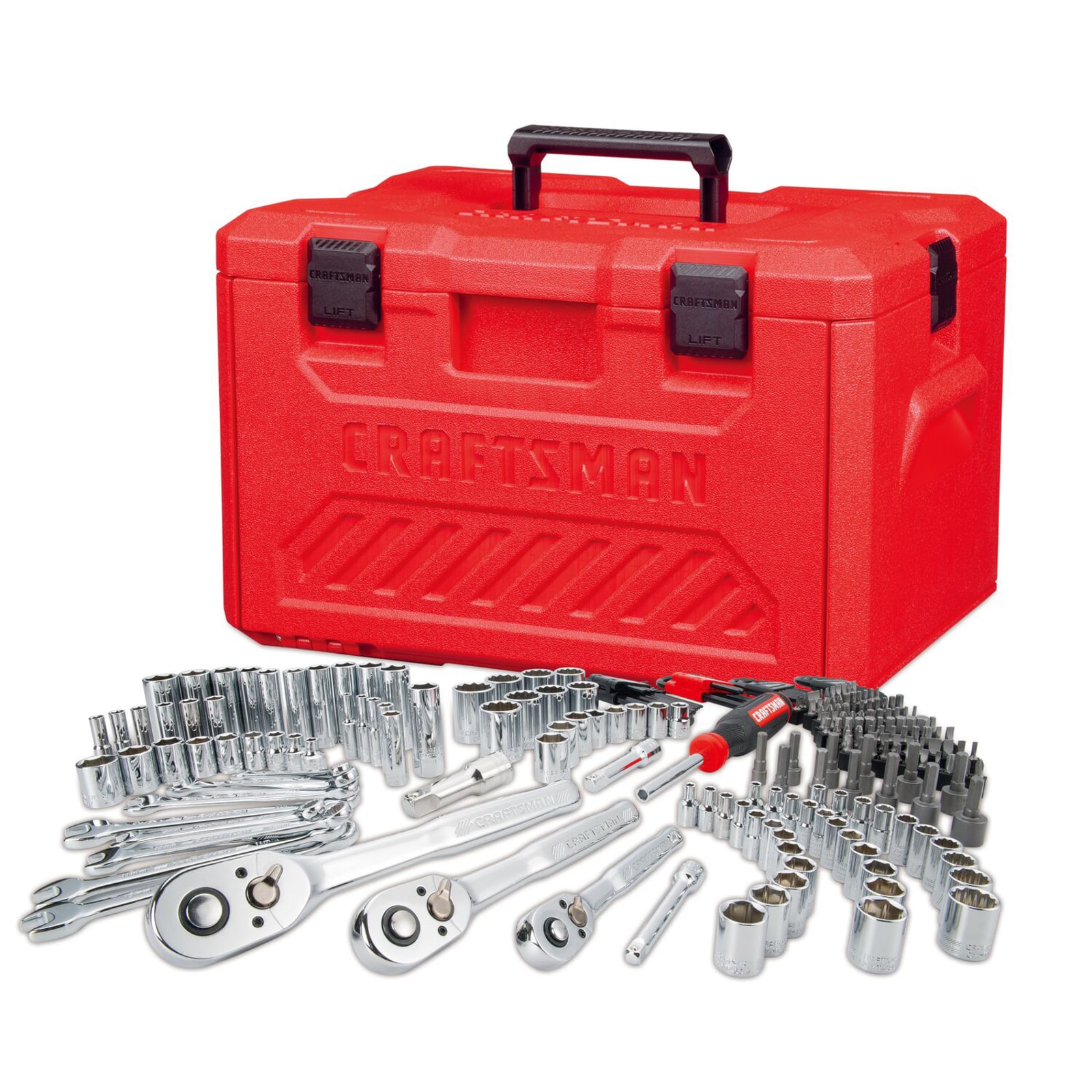 CRAFTSMAN 206-Piece Standard (SAE) and Metric Combination Polished