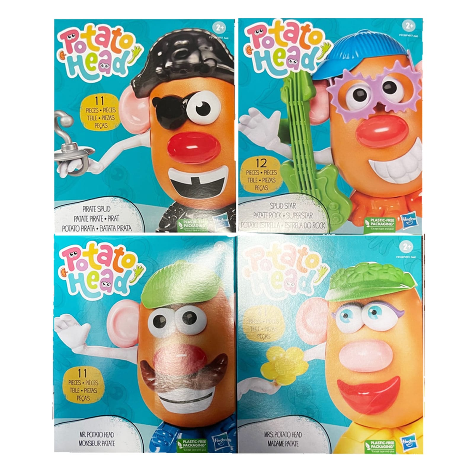  Potato Head Mrs. Potato Head Classic Toy For Kids Ages 2 and  Up, Includes 12 Parts and Pieces to Create Funny Faces : Toys & Games