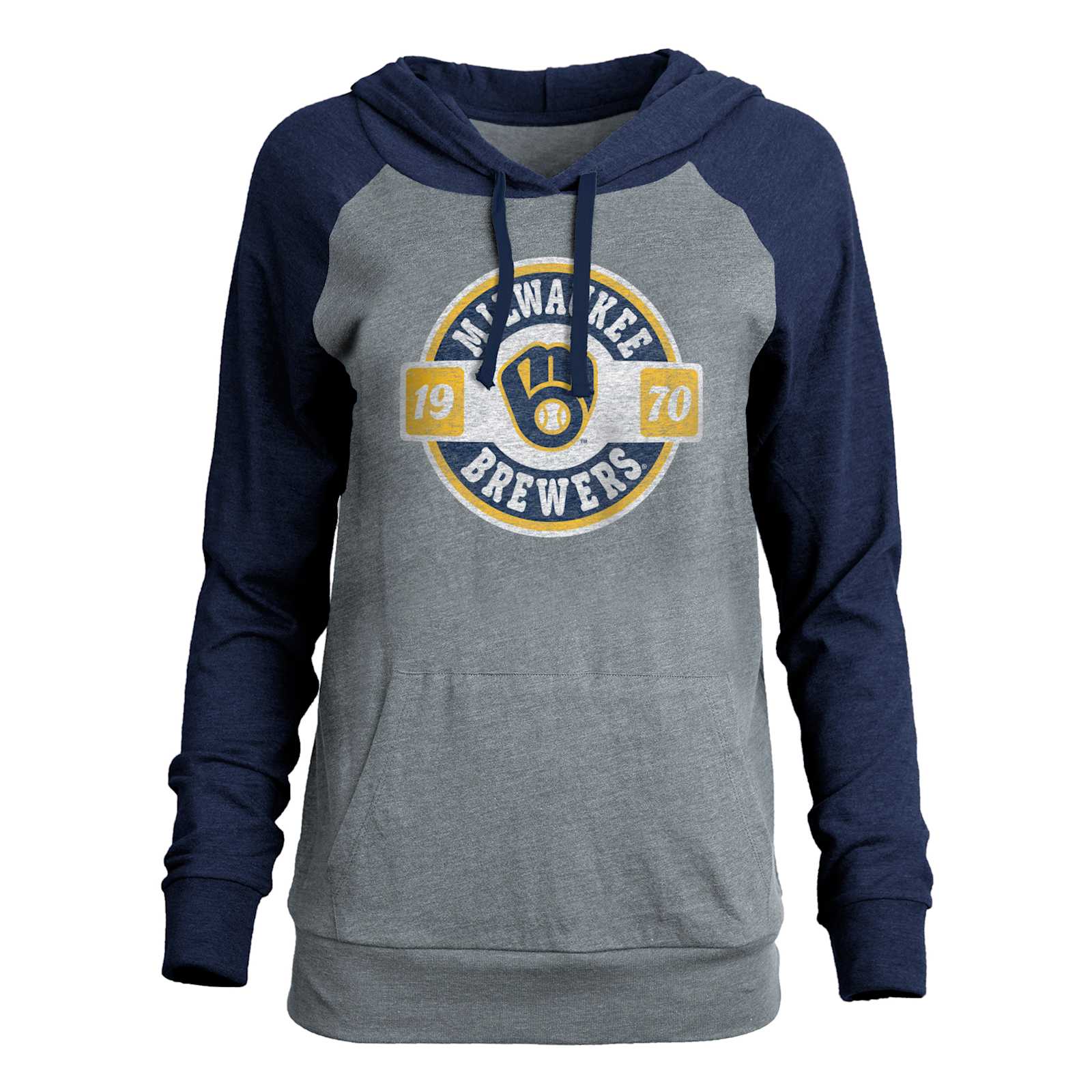 Ladies' Milwaukee Brewers Long Sleeve Hooded Pullover at Fleet Farm