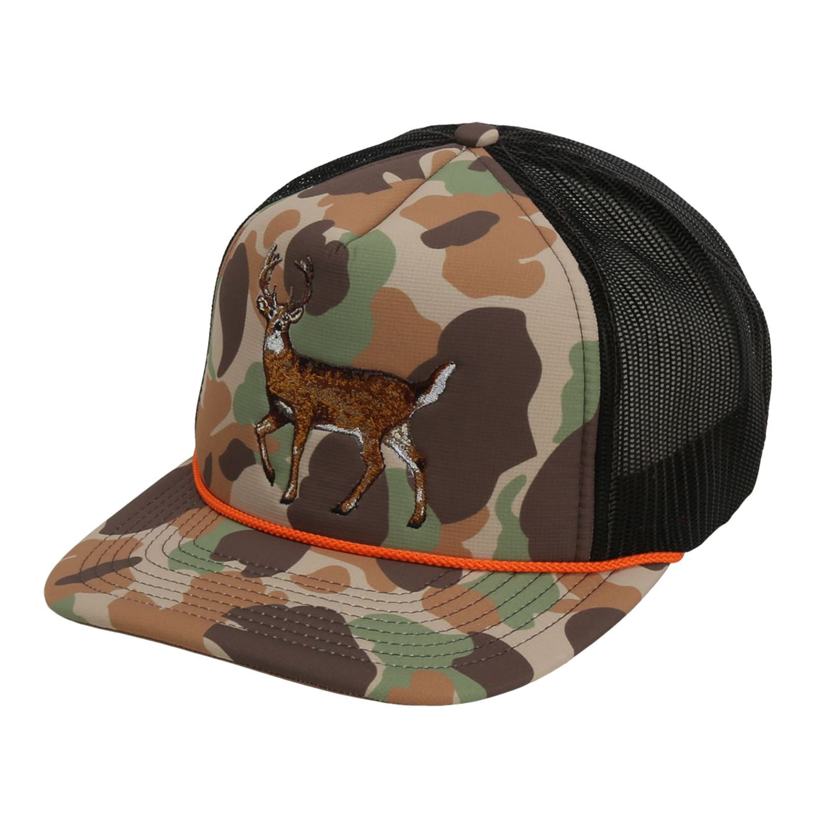 Men's Camo White Tail Deer Mesh Cap