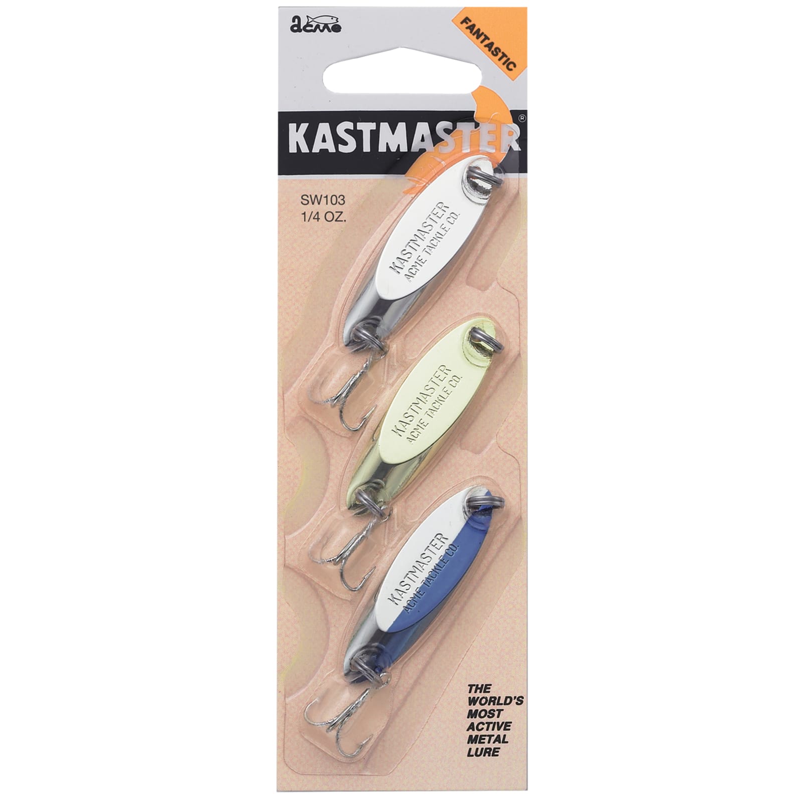 1/4 oz. Kastmaster Multicolored Lures - 3 Pk. by Acme Tackle