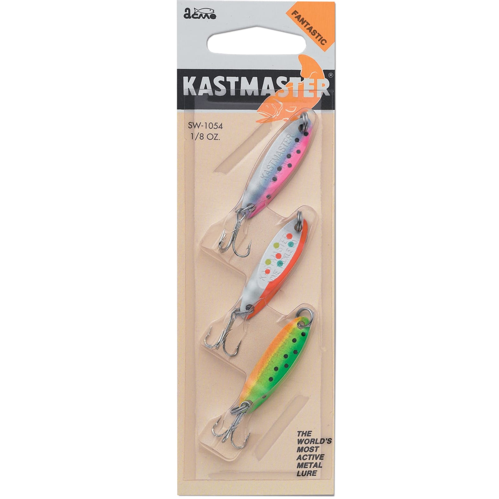 1/24 oz. Multicolored Kastmaster Lure - 3 Pk. by Acme Tackle Company at  Fleet Farm