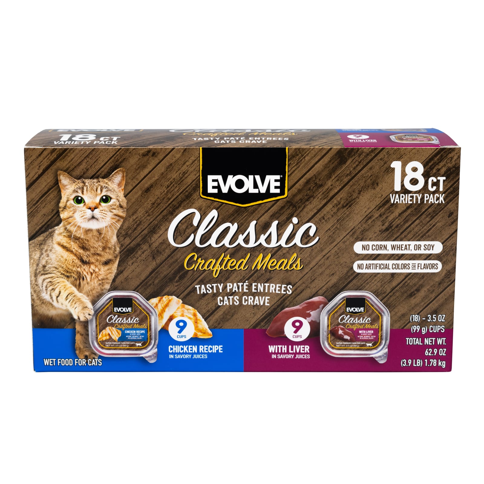 Evolve classic top crafted meals