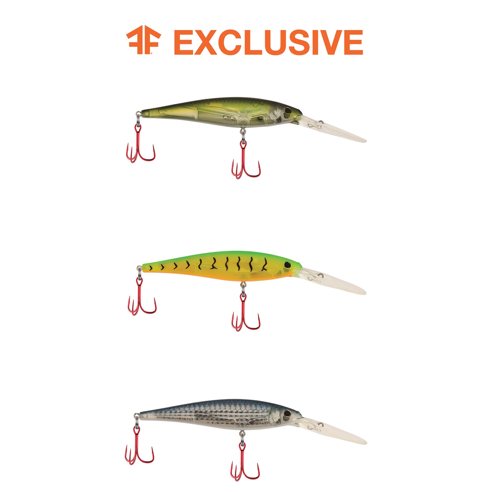 3 Bezerker Minnow Crankbait Fishing Lure - Pinnacle Jerkbaits