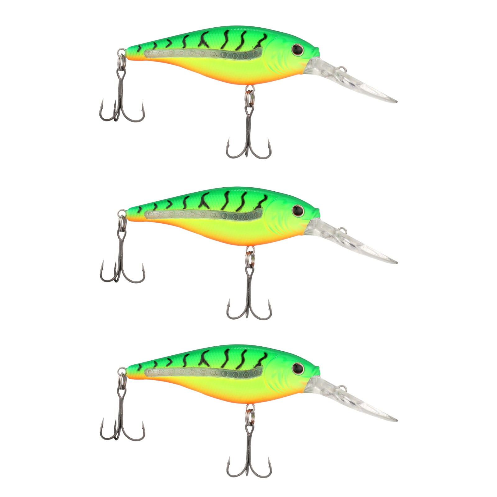 Scented Flicker Shad® Tiger Pack