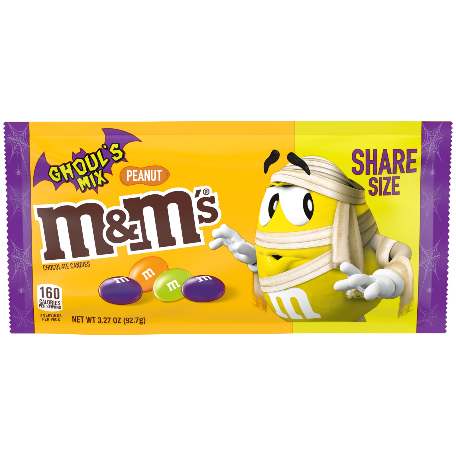 M&M's Peanut Chocolate Candy - 3.27oz