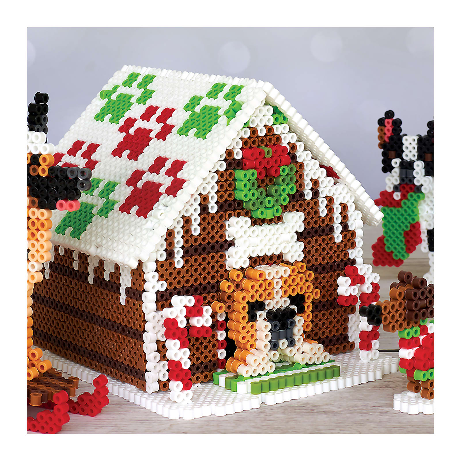  Perler Gingerbread House Christmas Fused Bead Kit for Kids'  Crafts, Multicolor 10006 Piece, Small : Arts, Crafts & Sewing