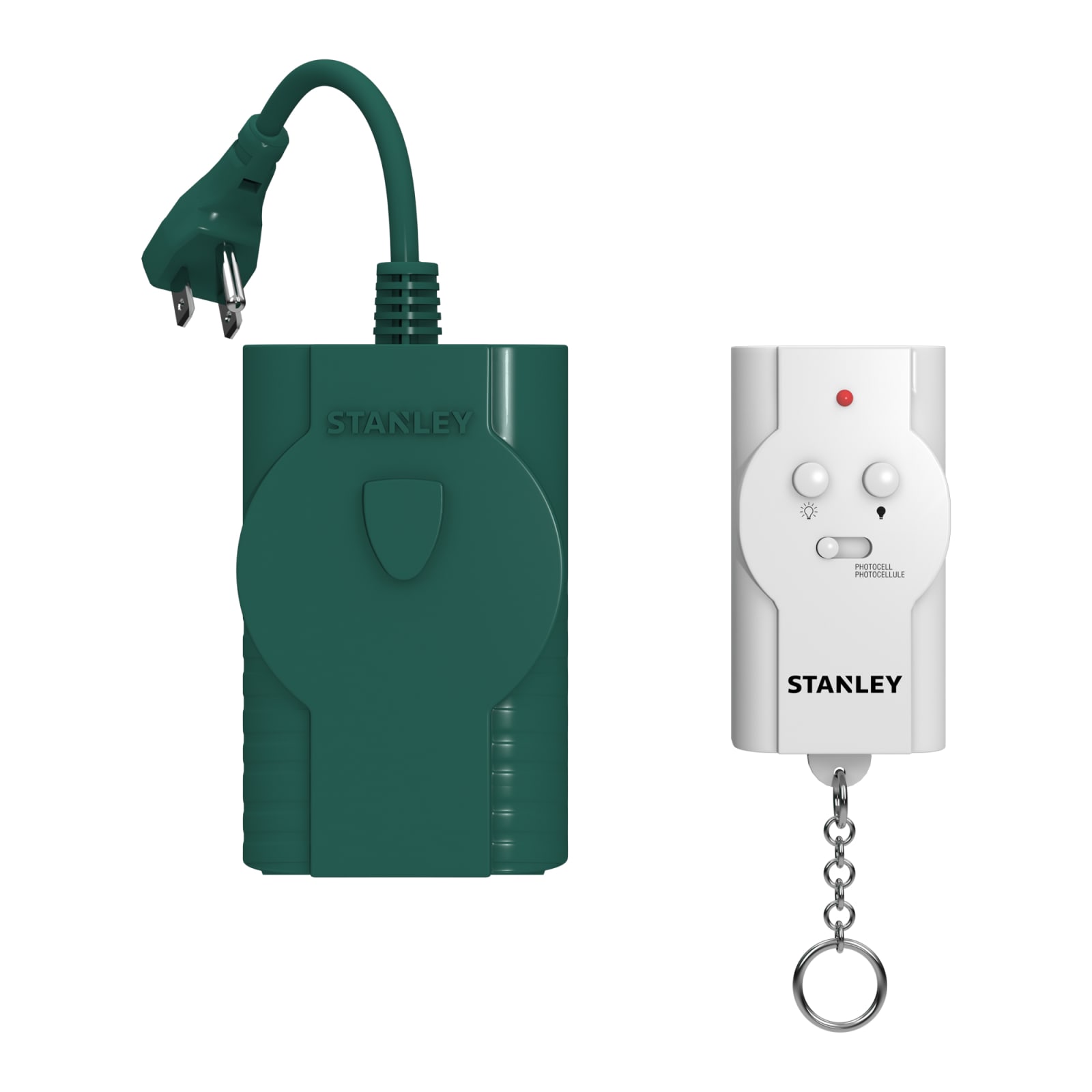 Stanley 37204 3-Pack Wireless Light Switch Remote System, 2 Transmitters,  White