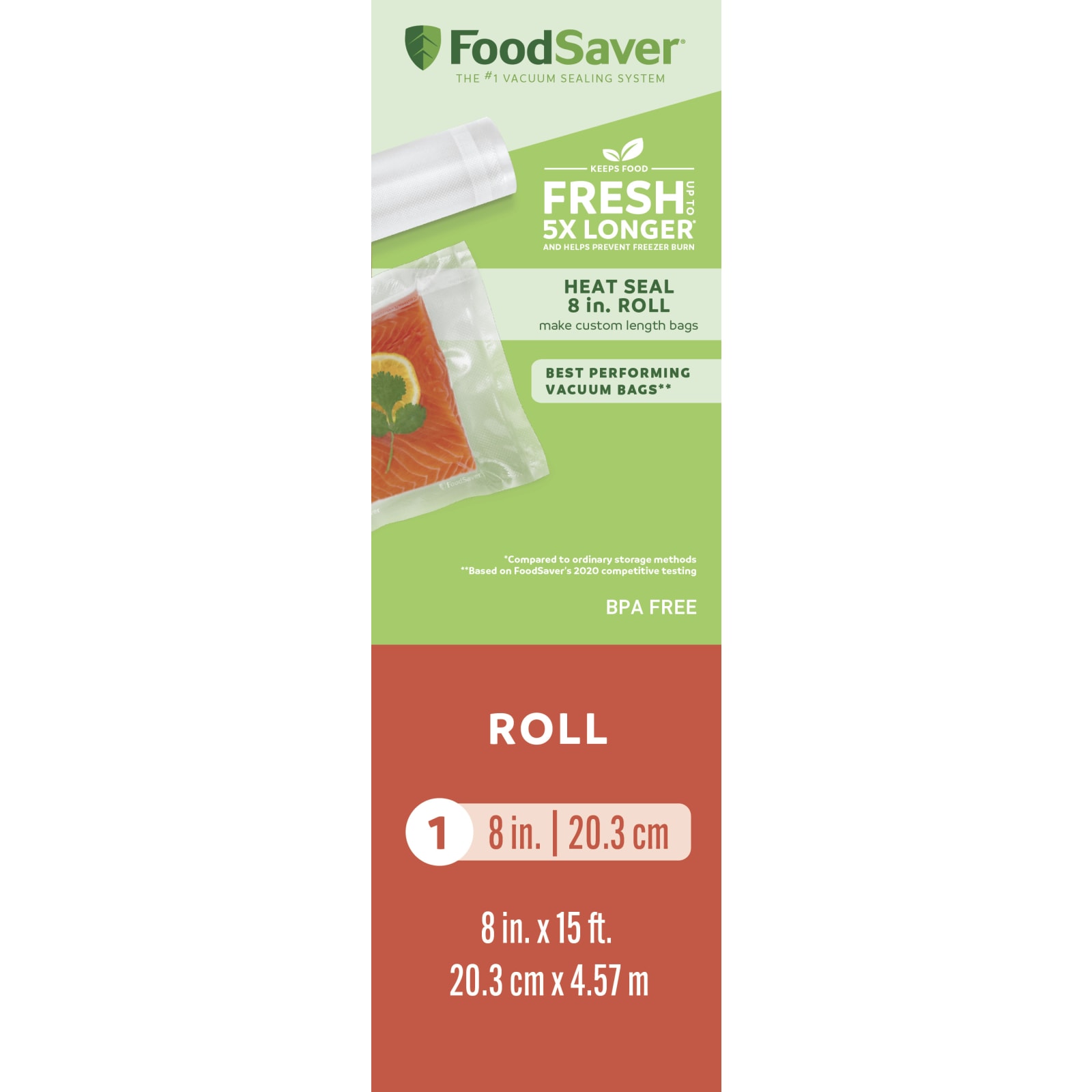 FoodSaver B005SIQKR6 Special Value Vacuum Seal Combo Pack 1-8 4-11 Rolls,  1Pack (36 Pre-Cut Bags), Clear