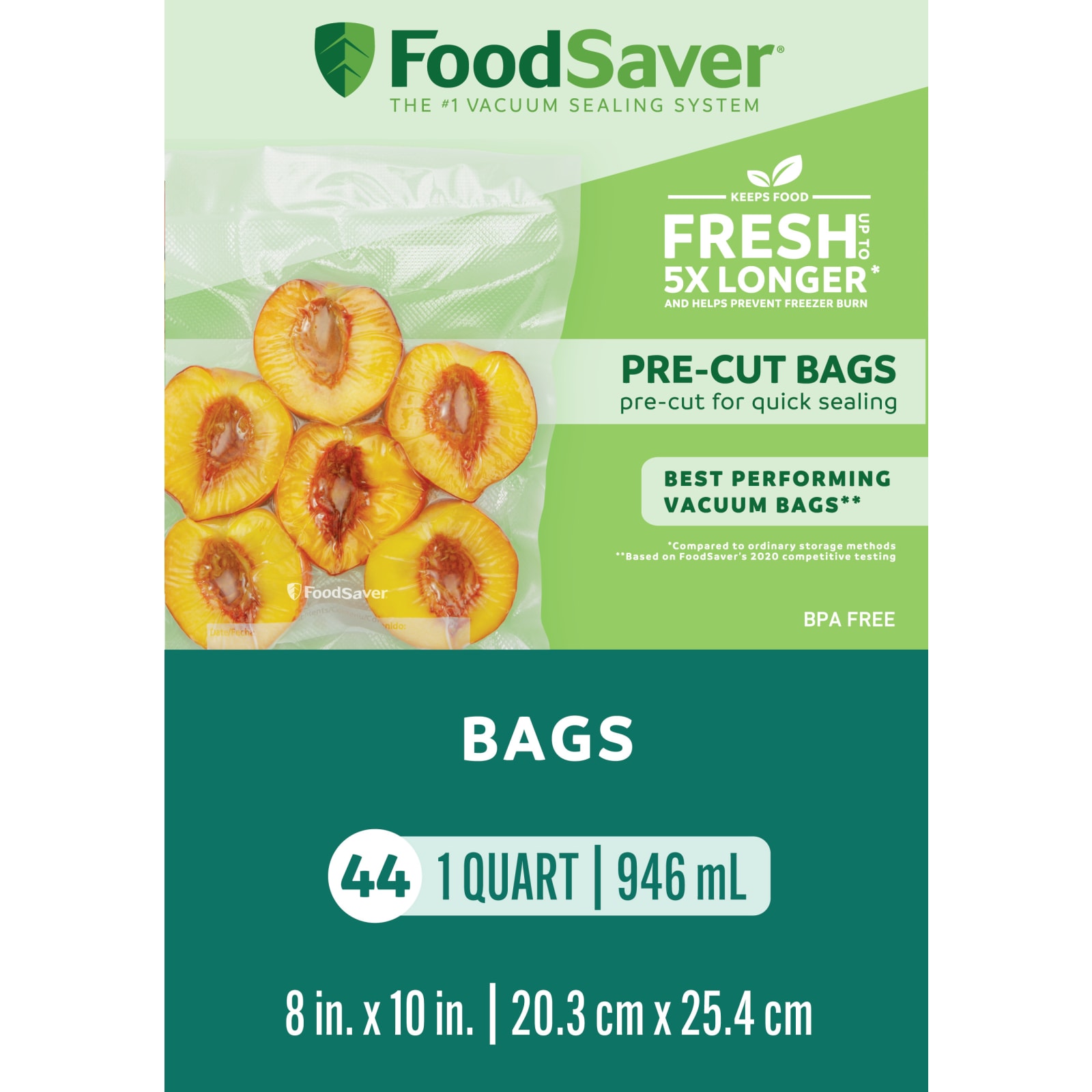 Foodsaver Quart Bags, 44 ct. - Wilco Farm Stores
