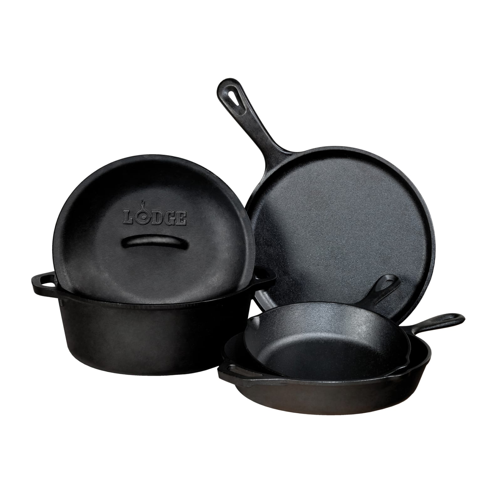 Seasoned Cast Iron 5 Piece Set by Lodge at Fleet Farm