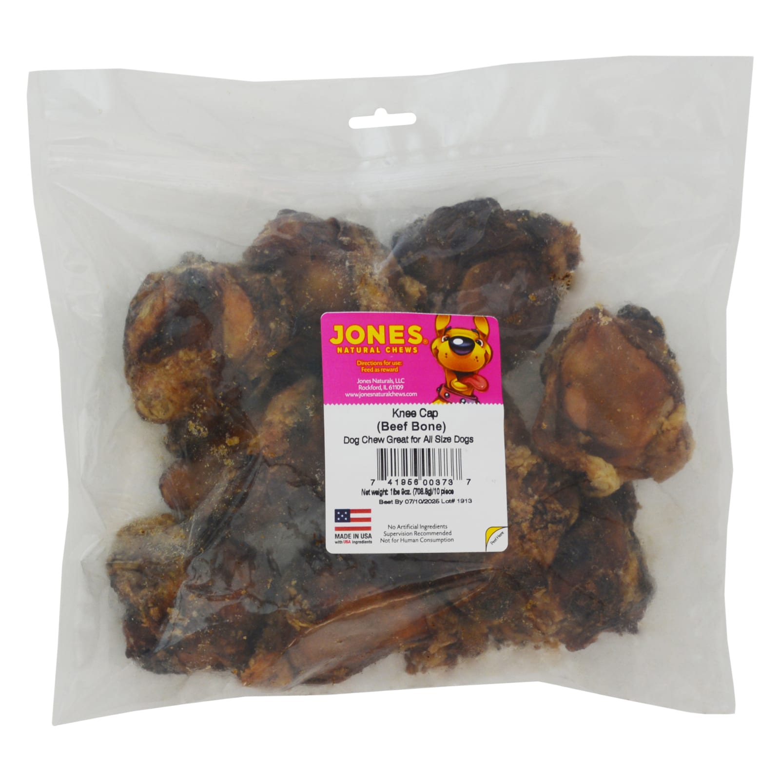 Knee Caps Bargain Bag by Jones Natural Chews at Fleet Farm