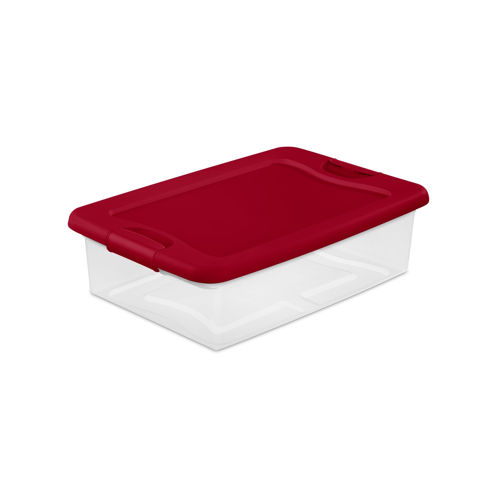 6 qt Clear Base Storage Box w/ Opaque Lid by Sterilite at Fleet Farm