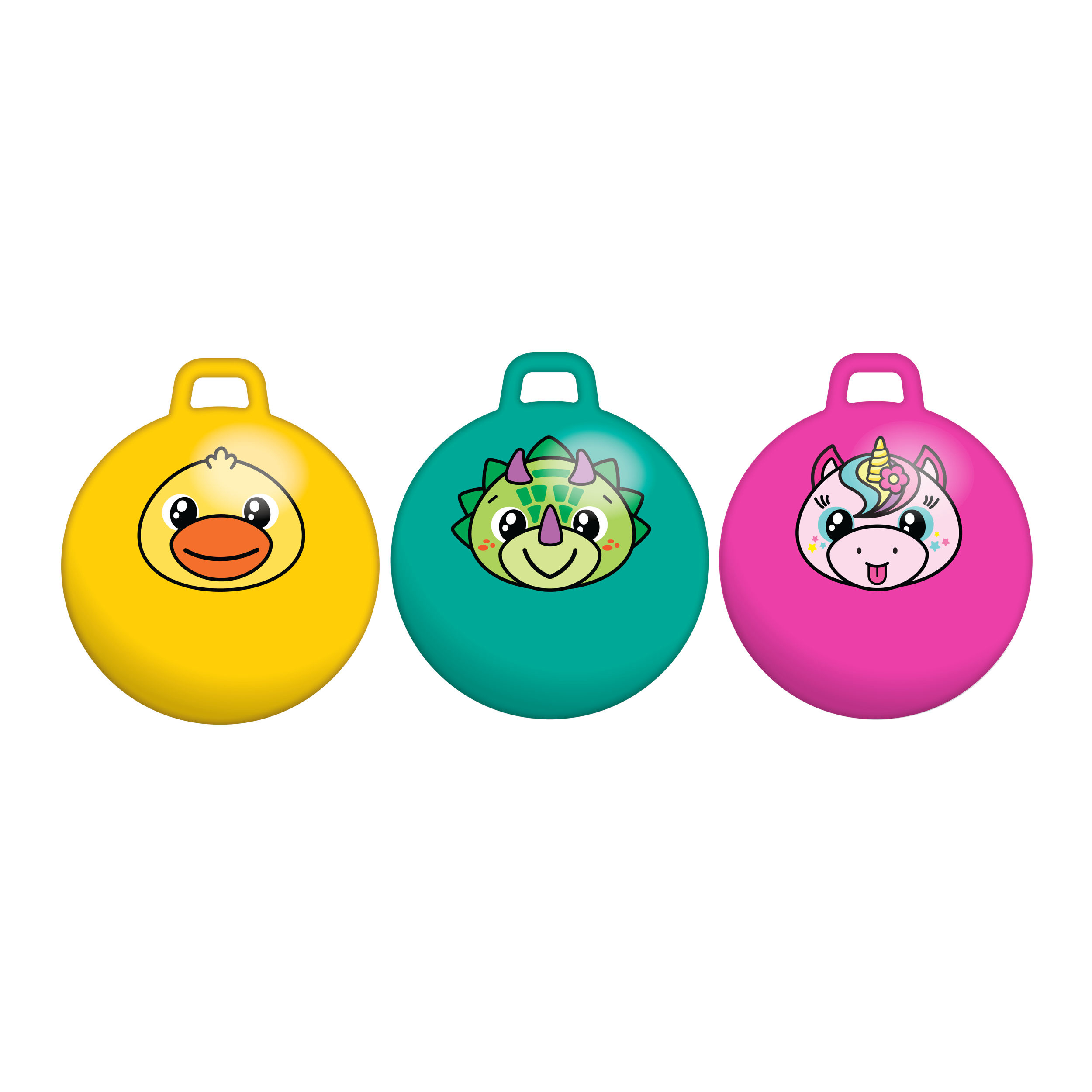 Ja-Ru Giddy Kiddie Hopper Ball 15-Inch Durable Kids Bouncing Toy ...