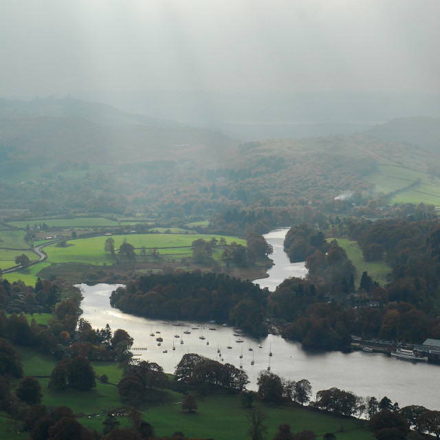 "Lake Windermere" stock image