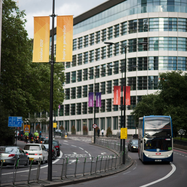 "London Road" stock image