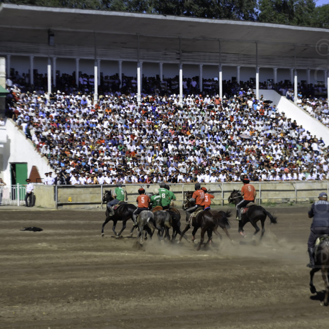 "Horse Games in Kyrgyzstan" stock image