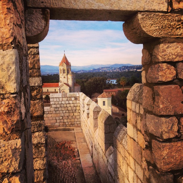 "Ile St Honorat, Cannes" stock image