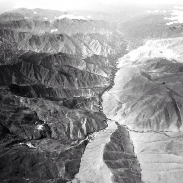 "Over the Andes" stock image