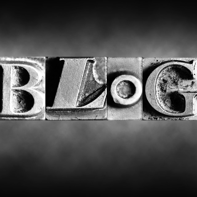 "Blog - the Word" stock image
