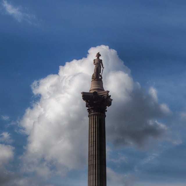 "Nelson's Cumulonimbus" stock image