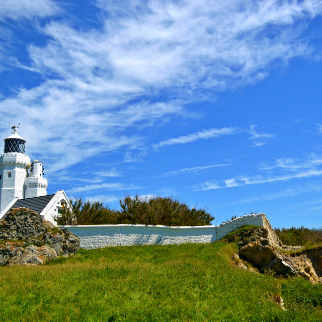 "Wight Lighthouse" stock image