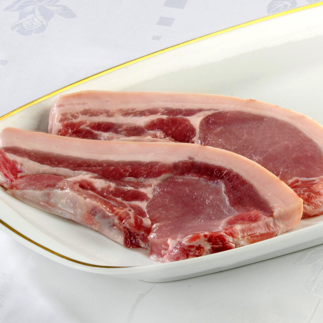 "Pork Chops" stock image