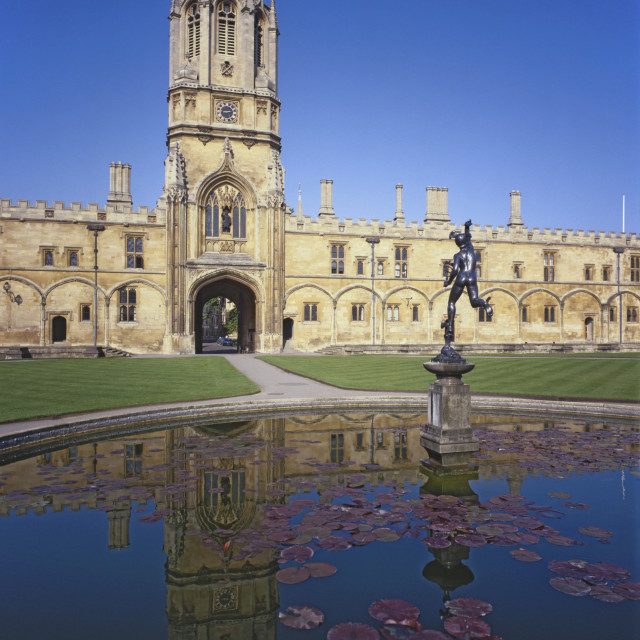 "Tom Tower, Christ Church, Oxford" stock image