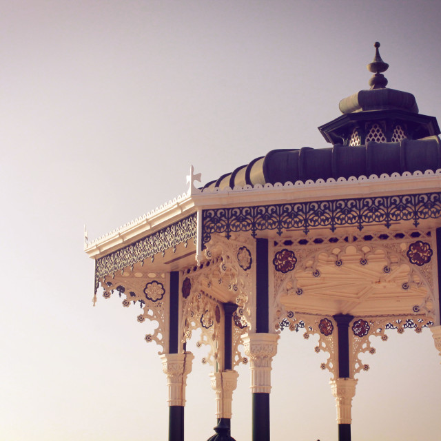 "Brighton Bandstand V" stock image