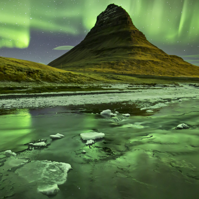 "Icelandic Aurora" stock image