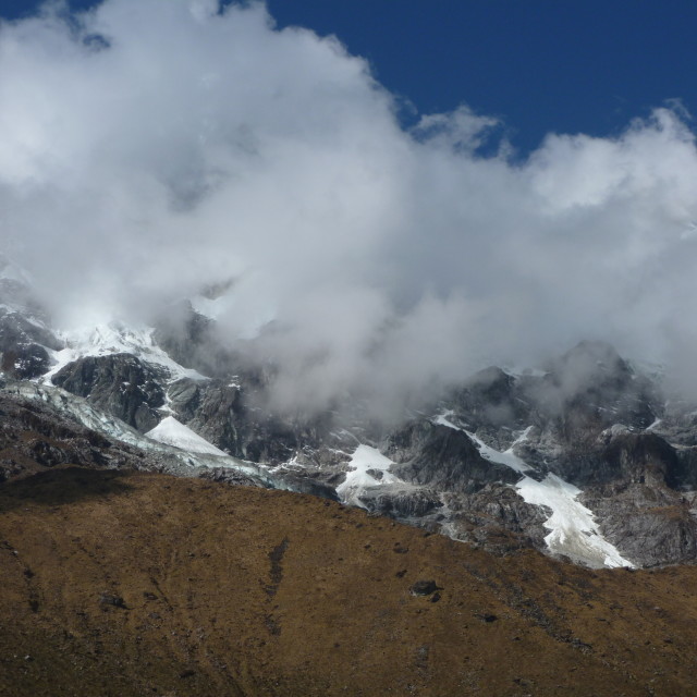 "Up in the clouds" stock image