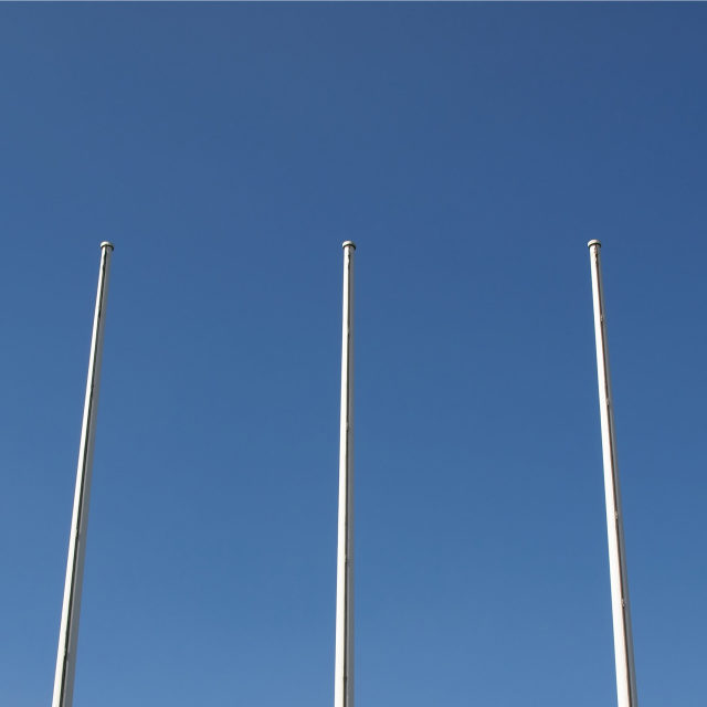 "Flagpole" stock image