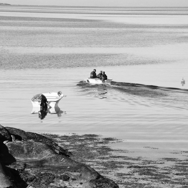 "Arctic Fishing" stock image