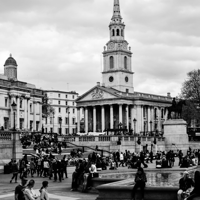 "Trafalgar Square" stock image