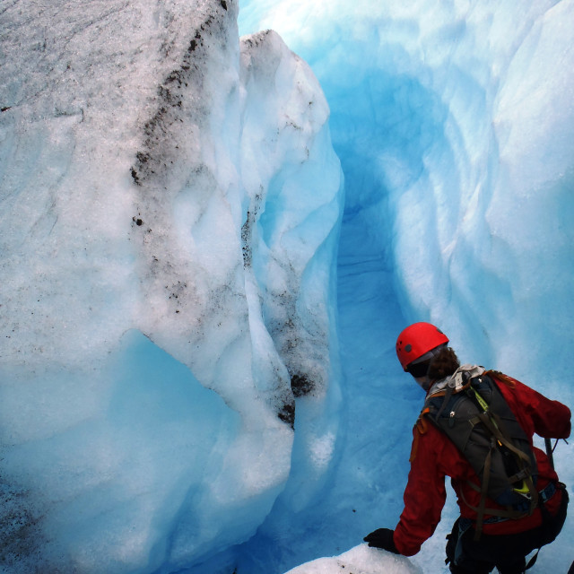 "Glacier trek" stock image