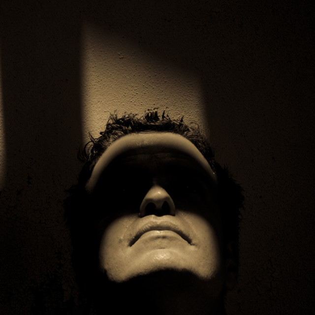 "Shadow man" stock image