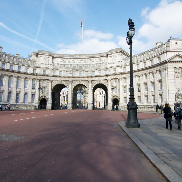 "Admiralty Arch in London, England" stock image