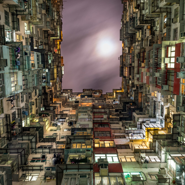 "Hong Kong unreal life" stock image