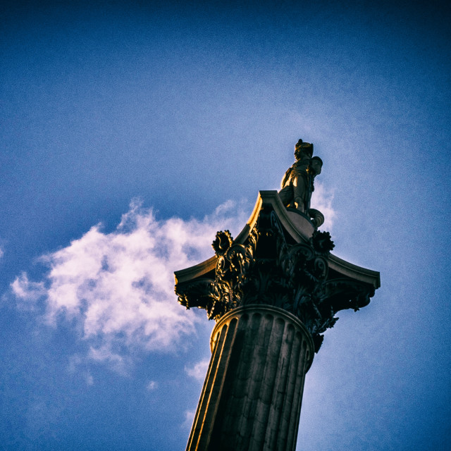 "Nelson's Column - London" stock image