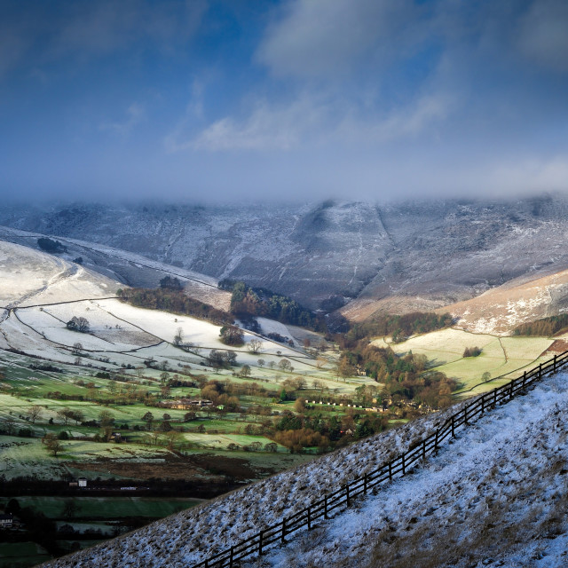 "Edale Valley Derbyshire ." stock image