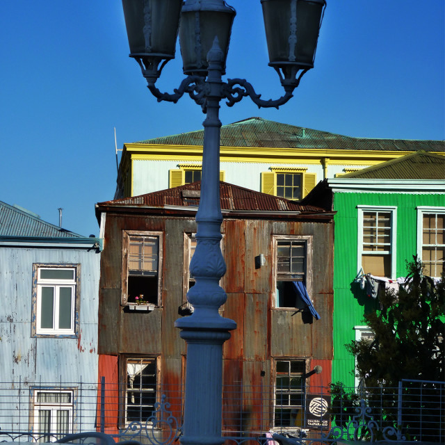 "Colours of Valpo" stock image